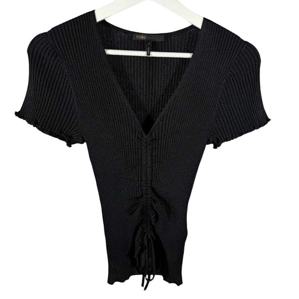 Maje Ribbed Top